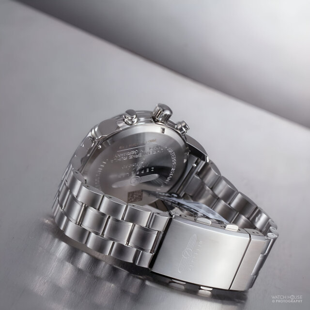 Zeppelin 100 years chronograph 7680MB-1 silver