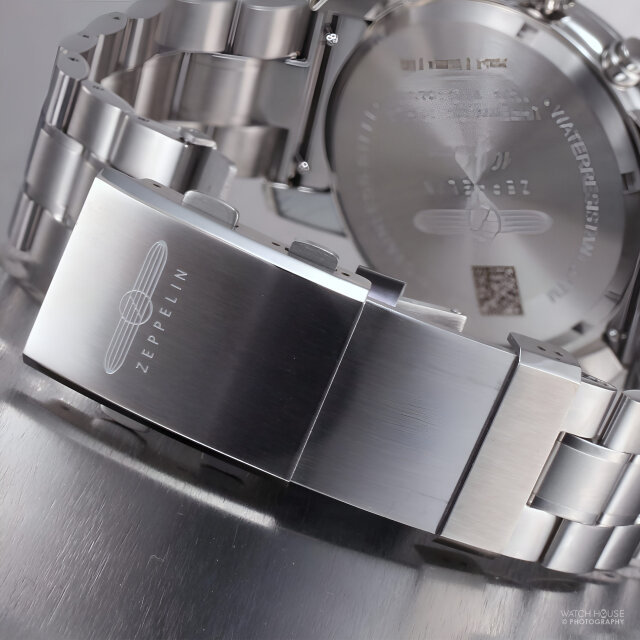 Zeppelin 100 years chronograph 7680MB-1 silver