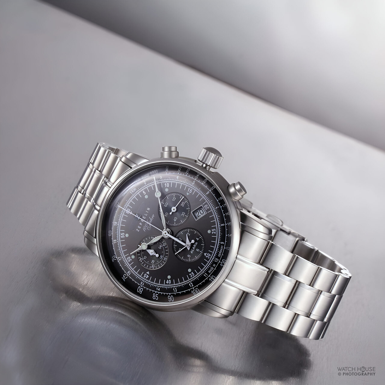 Zeppelin 100 years chronograph 7680MB-2 anthracite