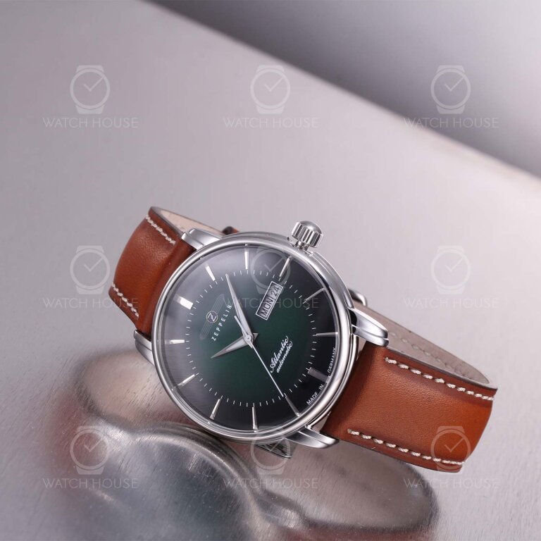 Zeppelin Atlantic automatic watch 8466-4 dark green