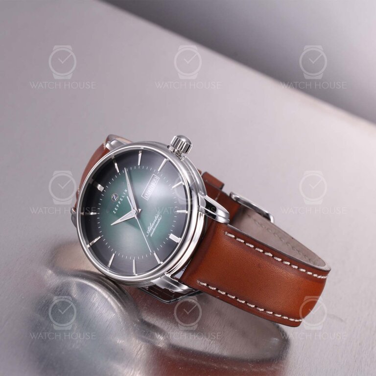 Zeppelin Atlantic automatic watch 8466-4 dark green