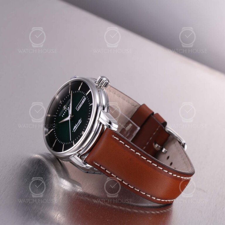 Zeppelin Atlantic Automatikuhr 8466-4 Dunkelgrün