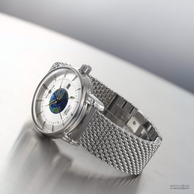 Zeppelin Atlantic GMT Automatikuhr 8468M-1 Silber