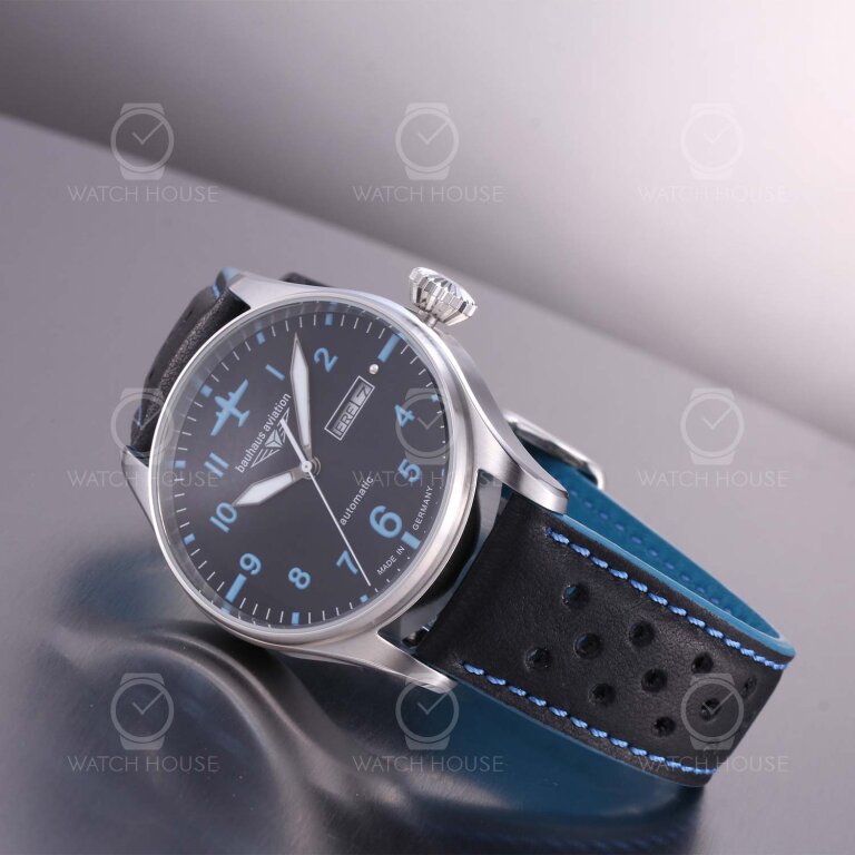 Bauhaus Aviation Tornado Automatic watch 2766-3 Black