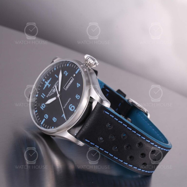 Bauhaus Aviation Tornado Automatic watch 2766-3 Black