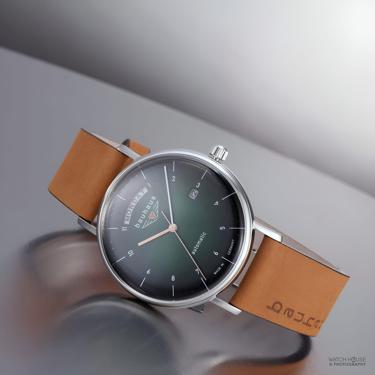 Bauhaus Classic automatic watch 2162-4 Emerald