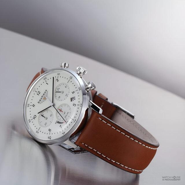 Bauhaus Dessau Chronograph 2086-5 Ivory