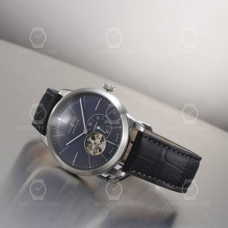 Zeppelin Flatline automatic watch 7364-3 Dark blue