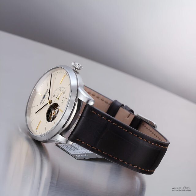 Zeppelin Flatline automatic watch 7364-5 Ivory