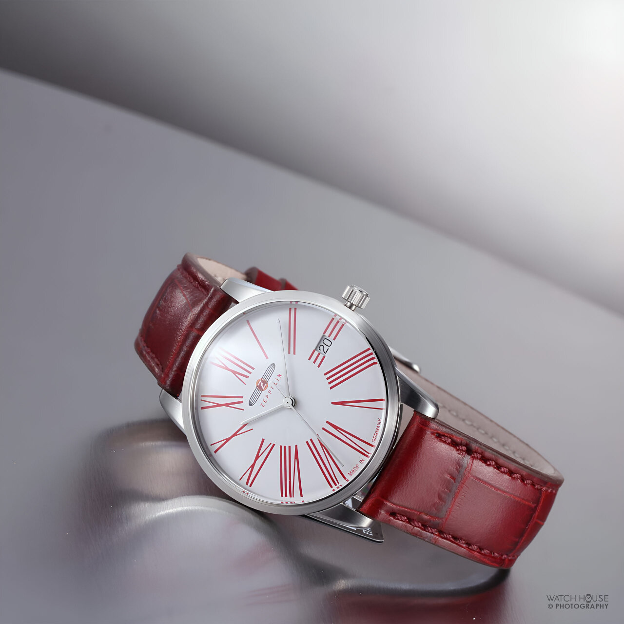 Zeppelin Flatline women watch 8347-5 white