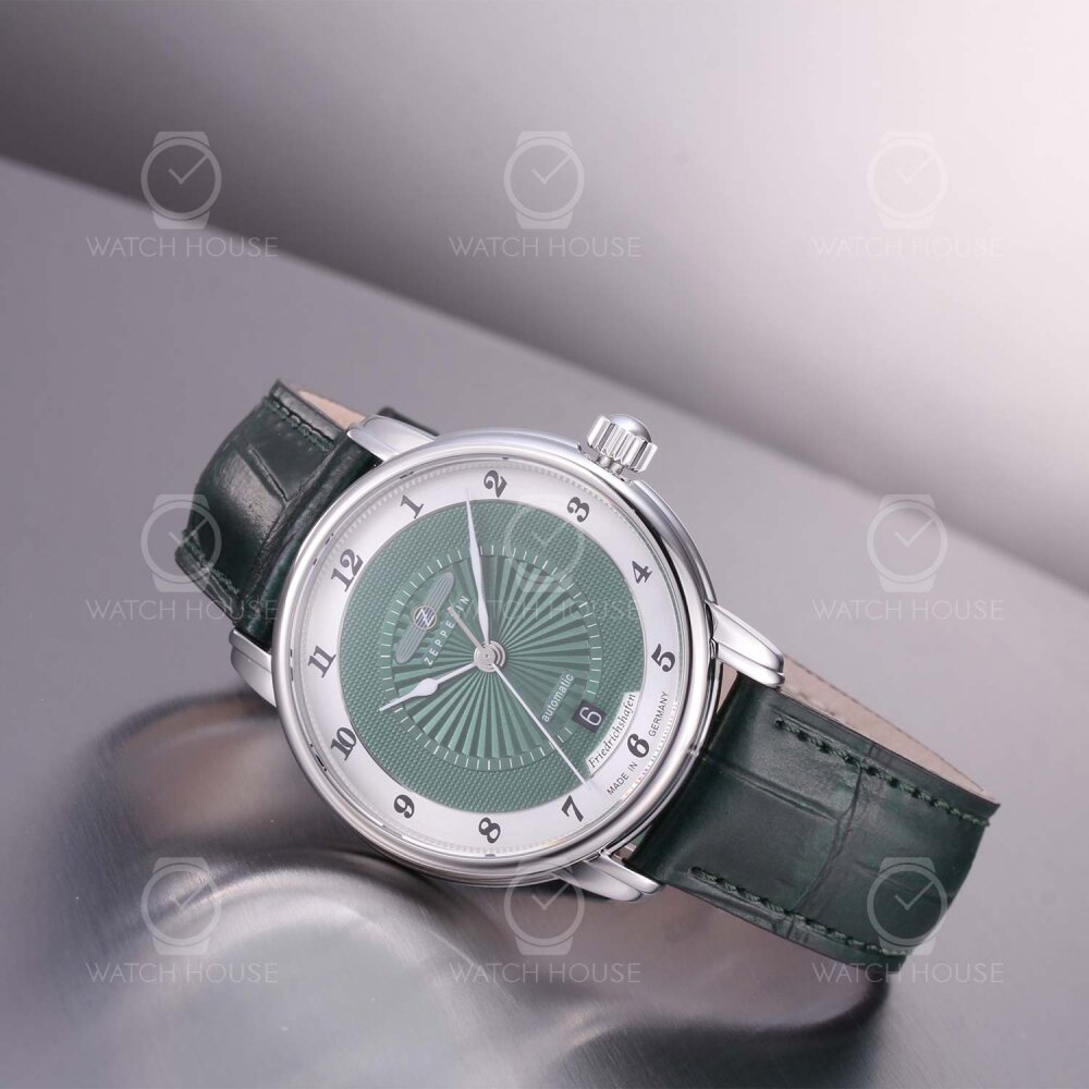 Zeppelin Friedrichshafen automatic watch 8556-2 green