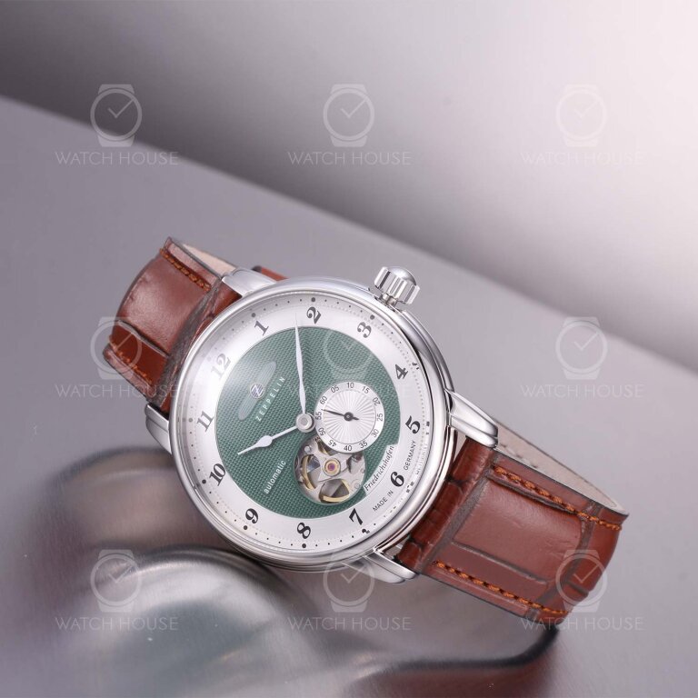 Zeppelin Friedrichshafen automatic watch 8566-2 green
