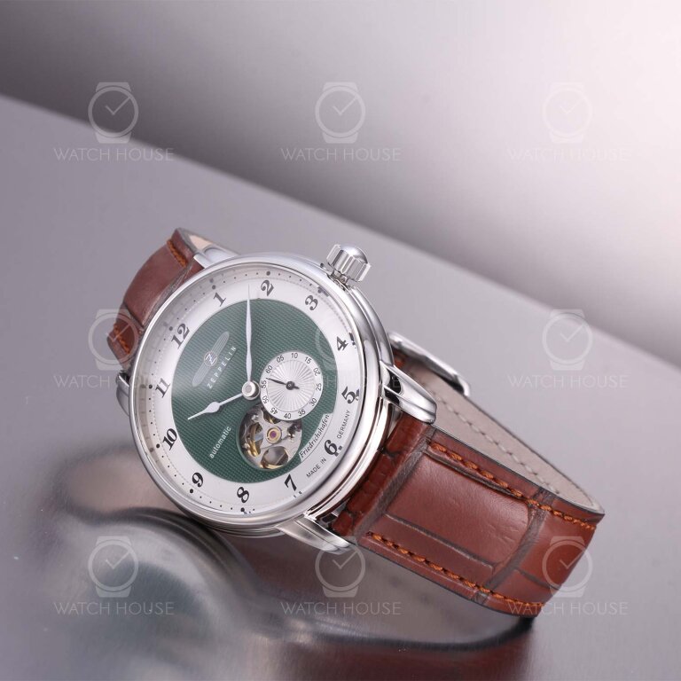 Zeppelin Friedrichshafen automatic watch 8566-2 green