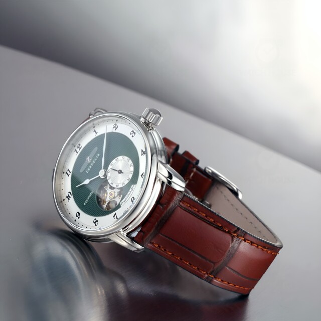 Zeppelin Friedrichshafen automatic watch 8566-2 green