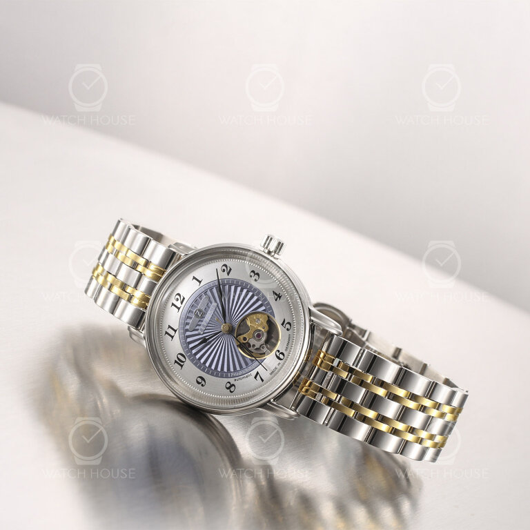 Zeppelin Friedrichshafen Ladies automatic watch 8567m-3 blue