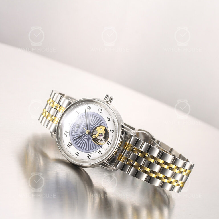 Zeppelin Friedrichshafen Ladies automatic watch 8567m-3 blue