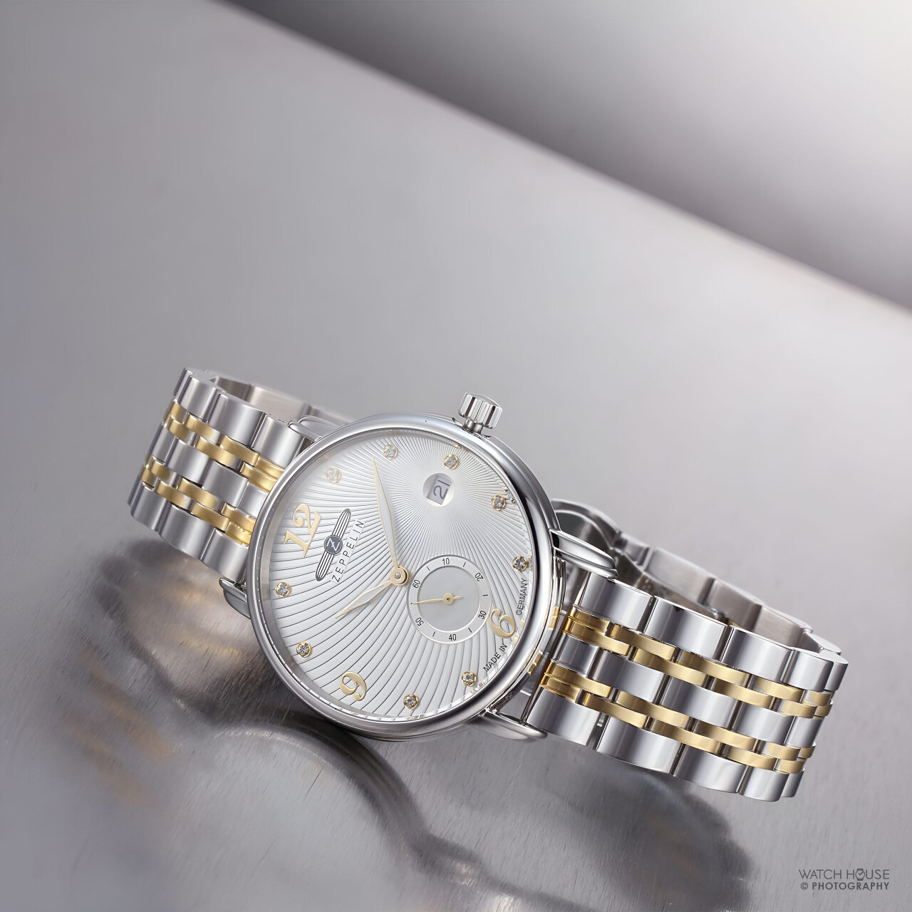 Zeppelin Luna Damenuhr 8631M-5 Gold-Silber