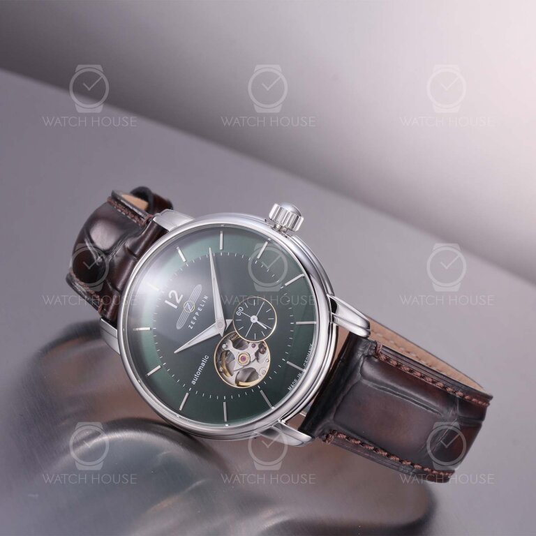 Zeppelin LZ 120 Bodensee automatic watch 8166-4 Dark green
