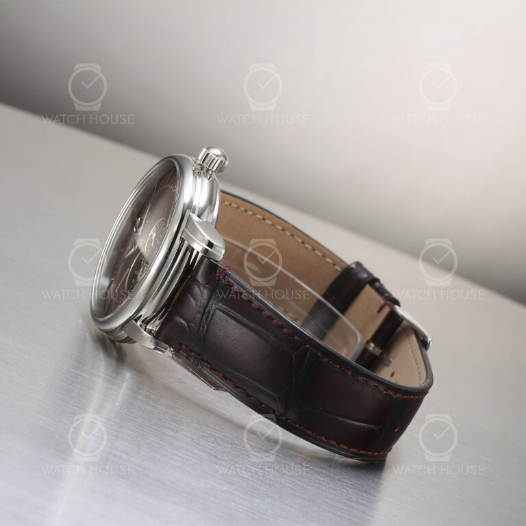 Zeppelin LZ 120 Bodensee Automatikuhr 8166-5 Dunkelrot