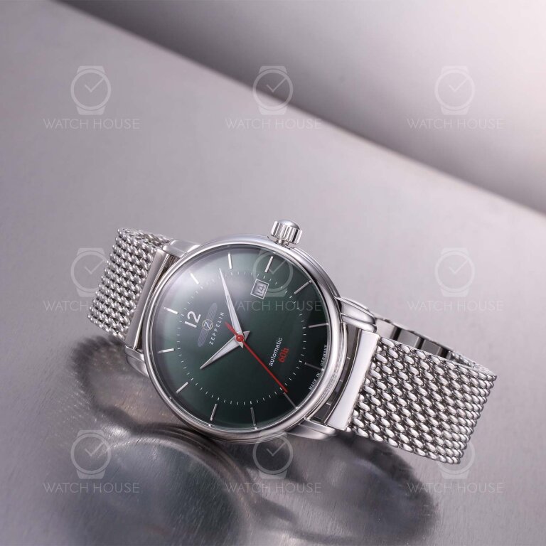 Zeppelin LZ 120 Bodensee automatic watch 8160M-4 dark green