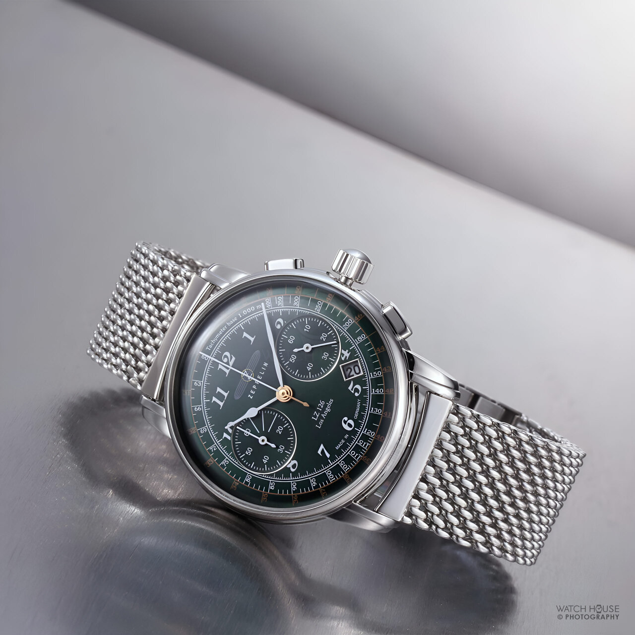 Zeppelin LZ 126 Los Angeles Chronograph 7614m-4 dark green