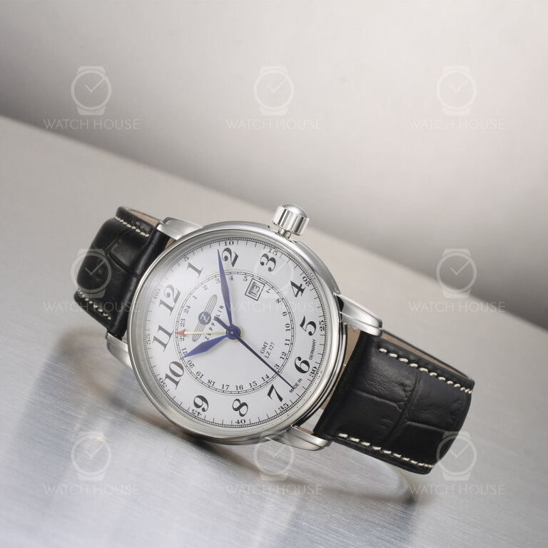 Zeppelin LZ127 Graf Zeppelin GMT Herrenuhr 7642-1 Weiß