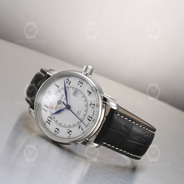 Zeppelin LZ127 Graf Zeppelin GMT Herrenuhr 7642-1 Weiß