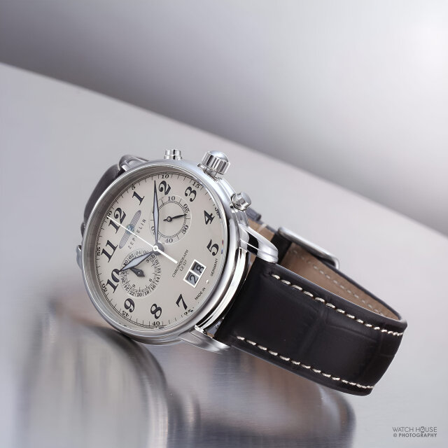 Zeppelin LZ 127 Graf Zeppelin  Herrenuhr 7684-5 Beige