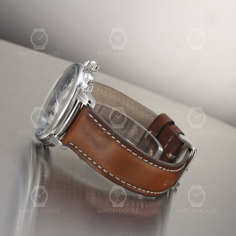 Zeppelin LZ 127 Graf Zeppelin  Herrenuhr 8684-3 Blau-Beige