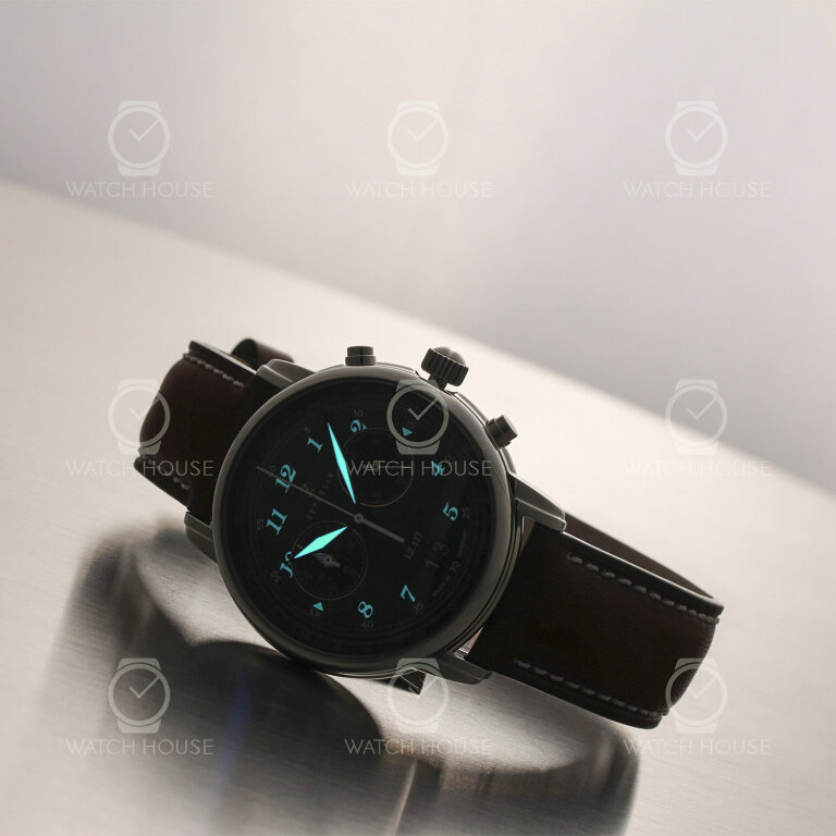 Zeppelin LZ 127 Graf Zeppelin  Herrenuhr 8684-4 Grün