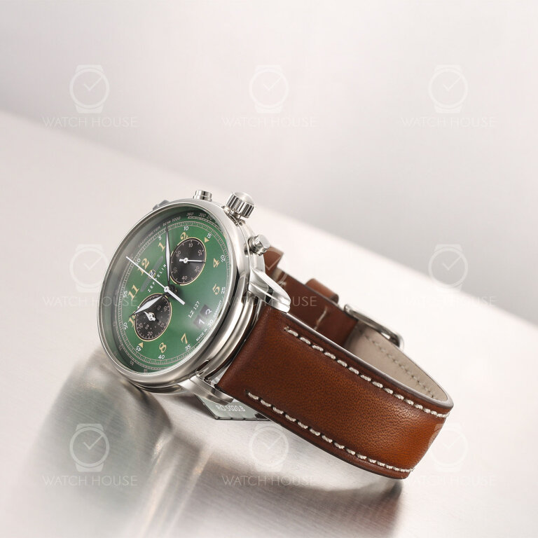 Zeppelin LZ 127 Graf Zeppelin  Herrenuhr 8684-4 Grün