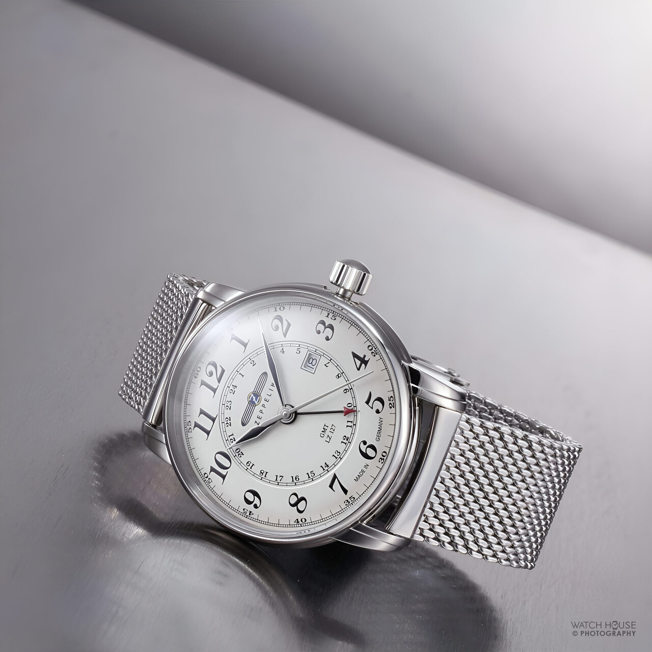 Zeppelin LZ 127 Graf Zeppelin Men´s Watch 7642m-5 Ivory