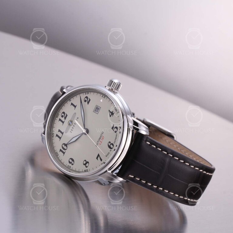 Zeppelin LZ 127 Graf Zeppelin  Automatikuhr 7656-5 Beige