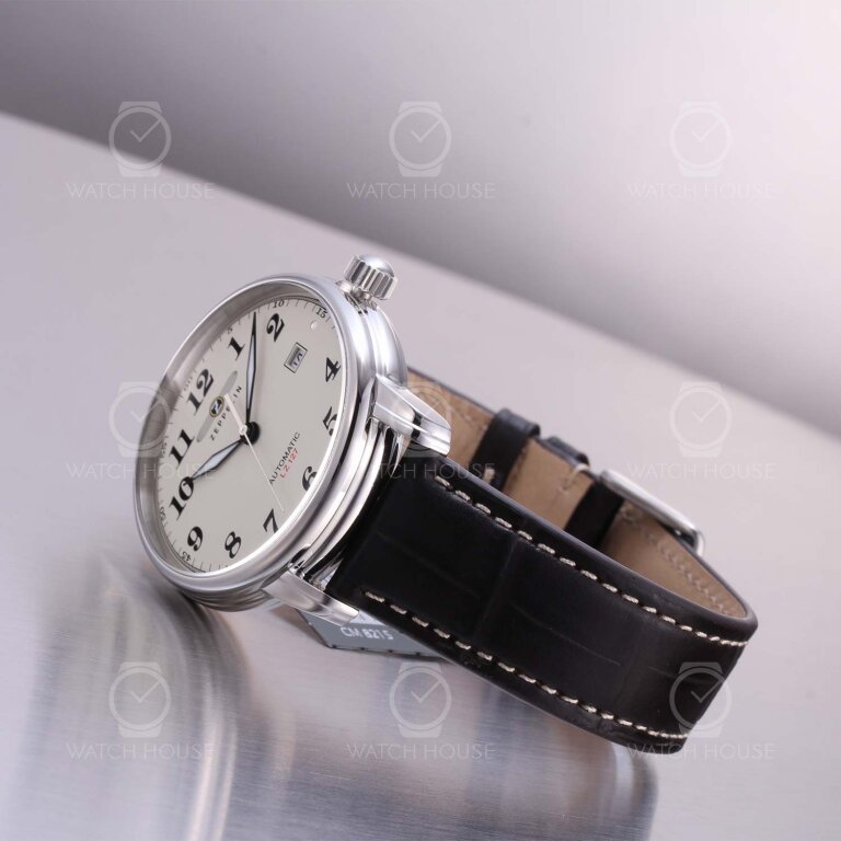 Zeppelin LZ 127 Graf Zeppelin  Automatikuhr 7656-5 Beige
