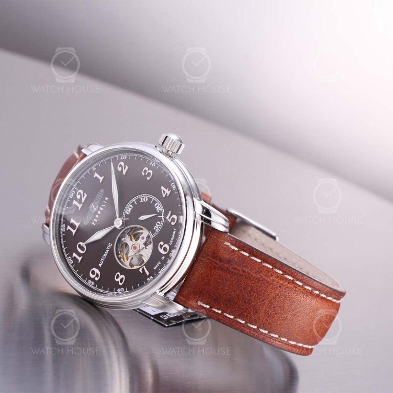 Zeppelin LZ 127 Graf Zeppelin  Automatikuhr 7666-4 Braun