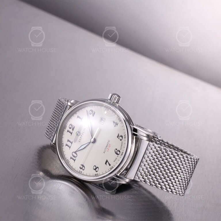 Zeppelin LZ 127 Graf Zeppelin  Automatikuhr 7656M-5 Beige