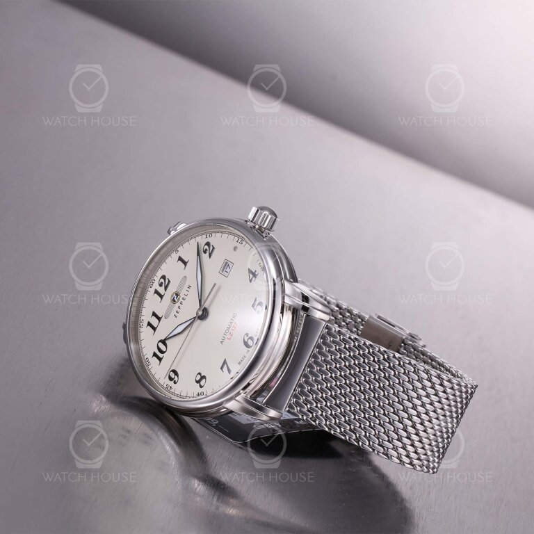 Zeppelin LZ 127 Graf Zeppelin  Automatikuhr 7656M-5 Beige