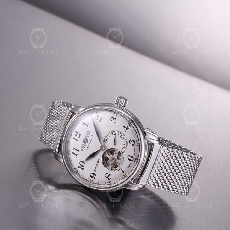 Zeppelin LZ 127 Graf Zeppelin  Automatikuhr 7666M-5 Beige