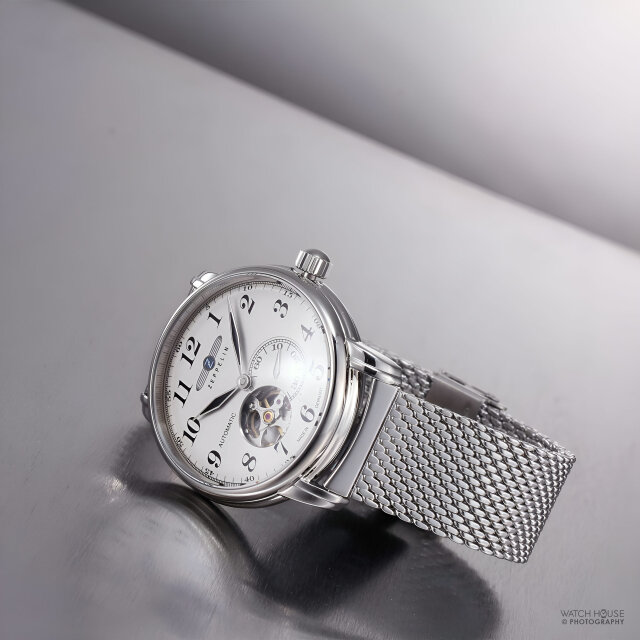 Zeppelin LZ 127 Graf Zeppelin  Automatikuhr 7666M-5 Beige