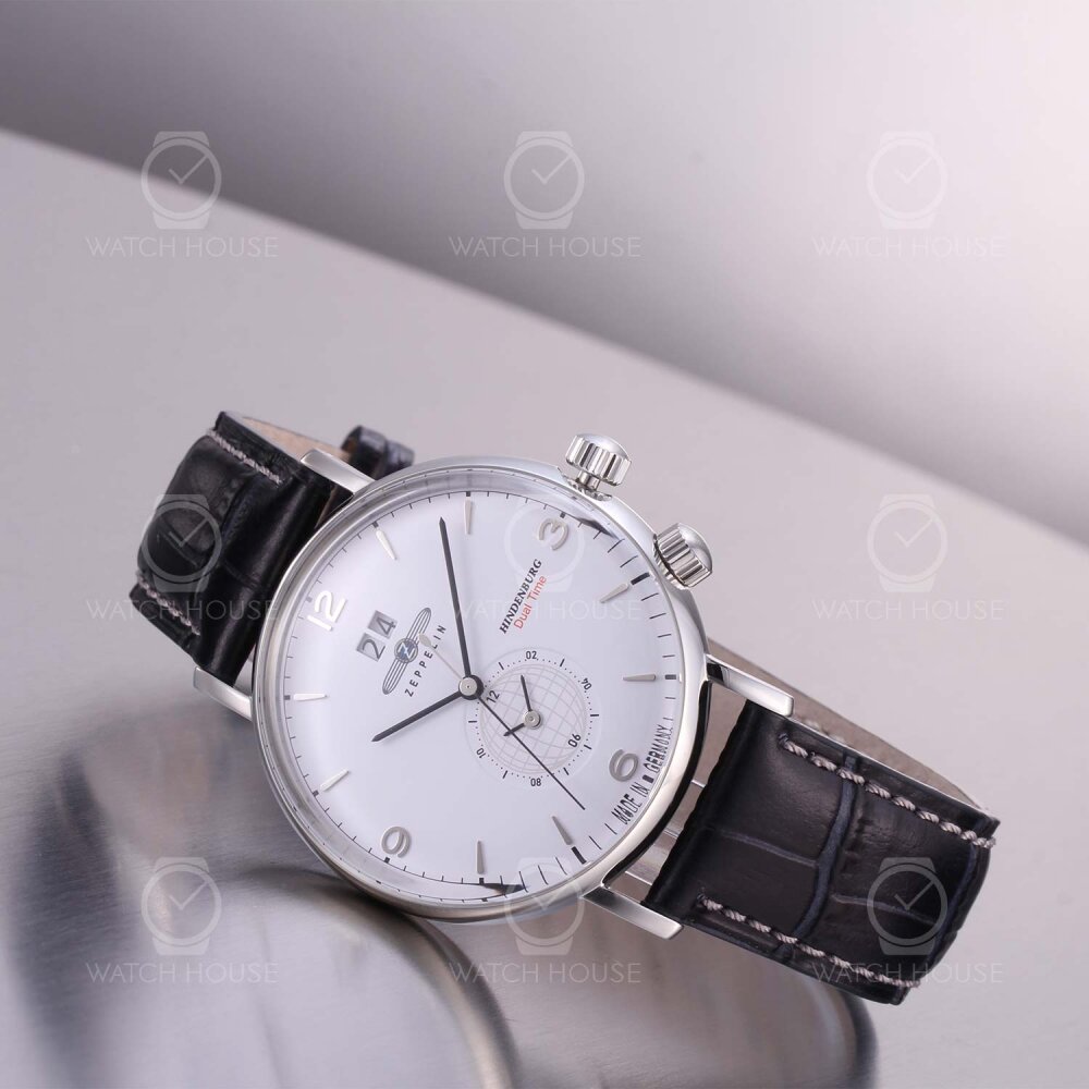 Zeppelin LZ 129 Hindenburg Herrenuhr 8044-5 Ivory