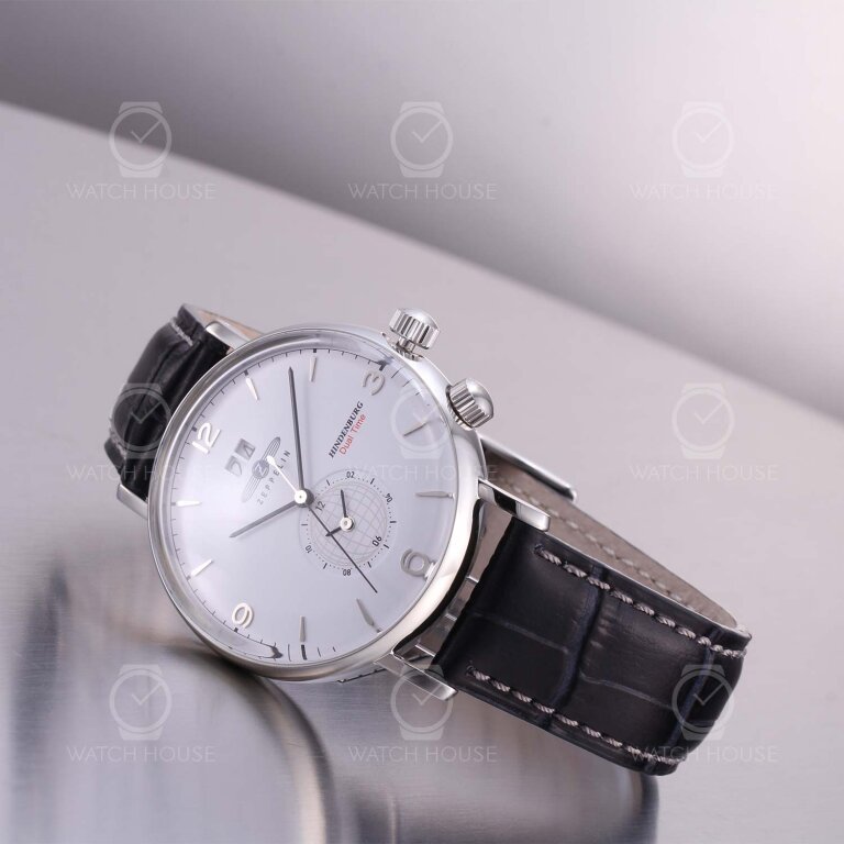 Zeppelin LZ 129 Hindenburg Herrenuhr 8044-1 Weiß
