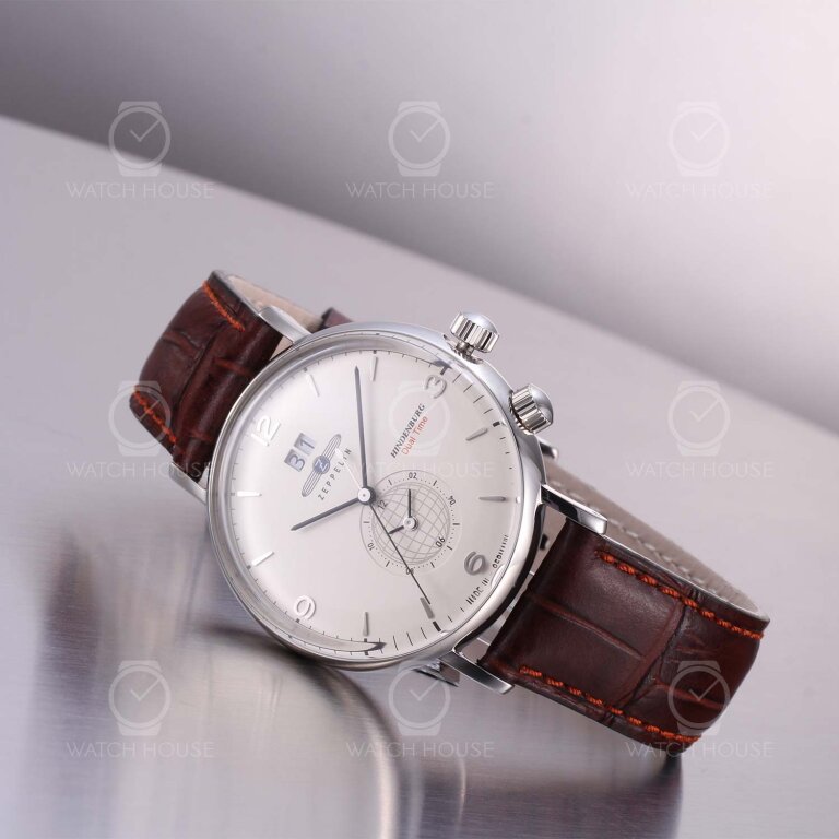 Zeppelin LZ 129 Hindenburg Herrenuhr 8044-5 Beige