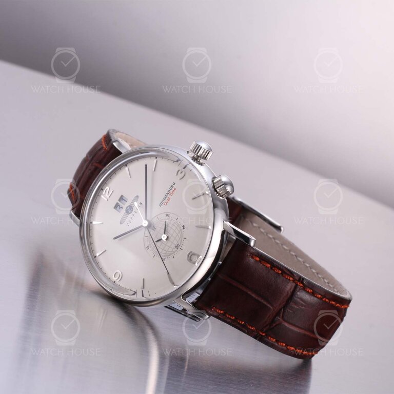 Zeppelin LZ 129 Hindenburg Herrenuhr 8044-5 Beige