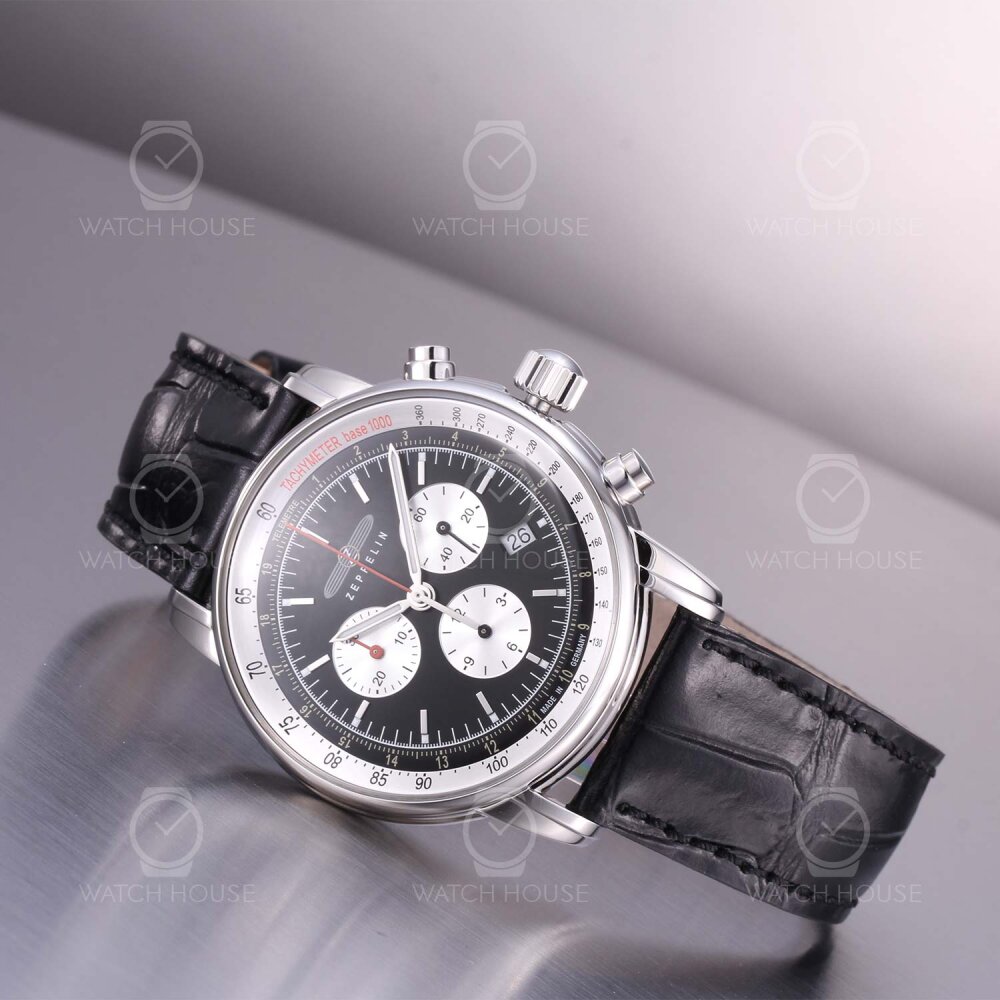 Zeppelin LZ 14 Marine Chronograph 8888-2 Schwarz