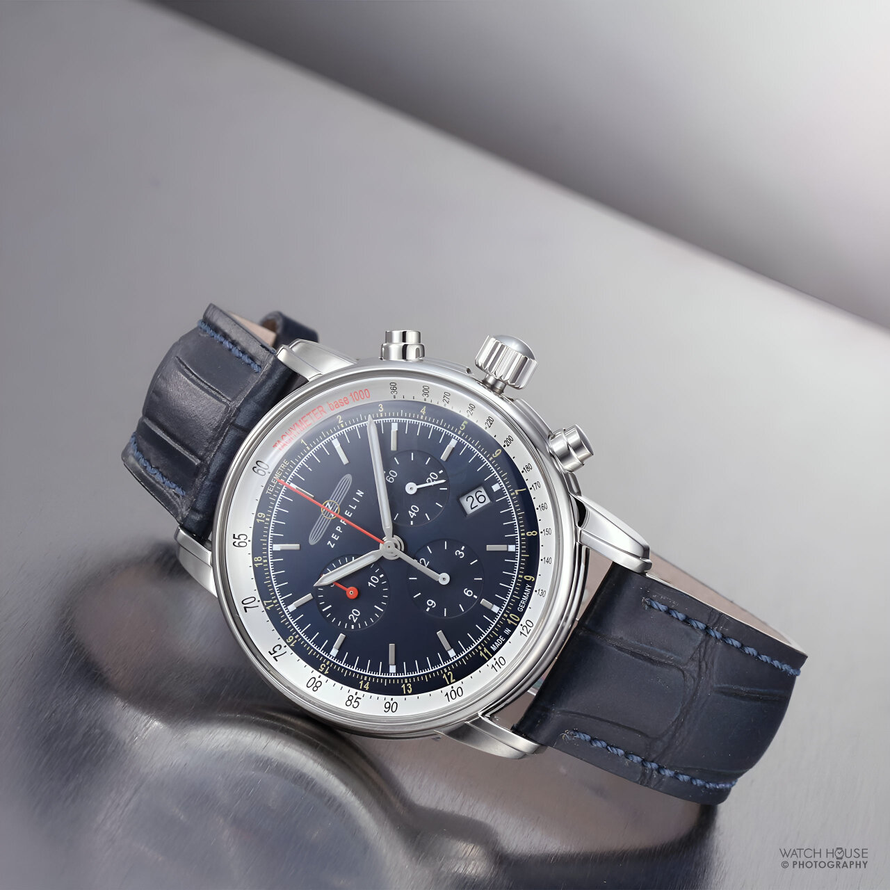 Zeppelin LZ 14 Marine Chronograph 8888-3 Dark Blue