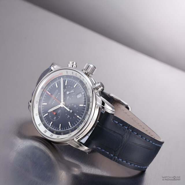 Zeppelin LZ 14 Marine Chronograph 8888-3 Dark Blue