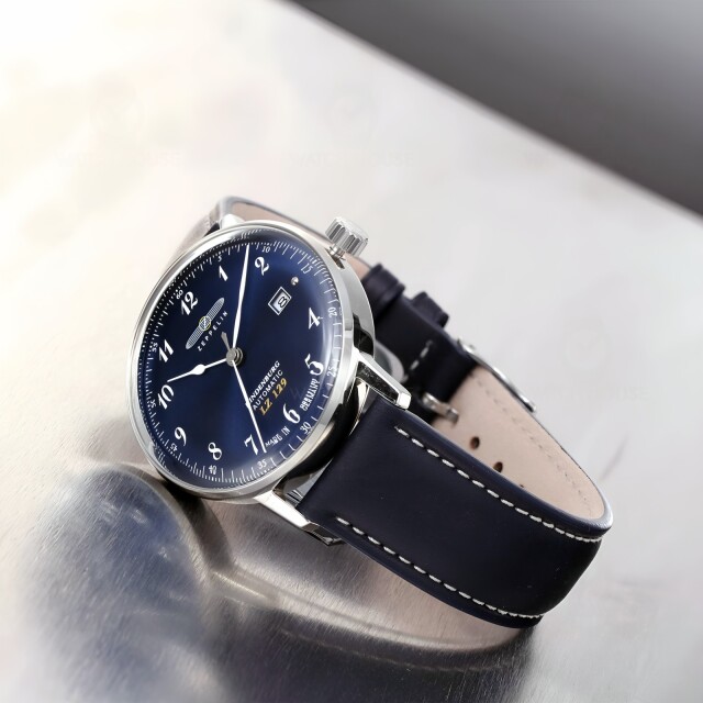 Zeppelin LZ 129 Hindenburg automatic watch 8056-3 Blue
