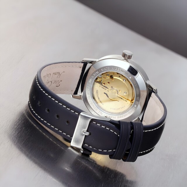 Zeppelin LZ 129 Hindenburg automatic watch 8056-3 Blue