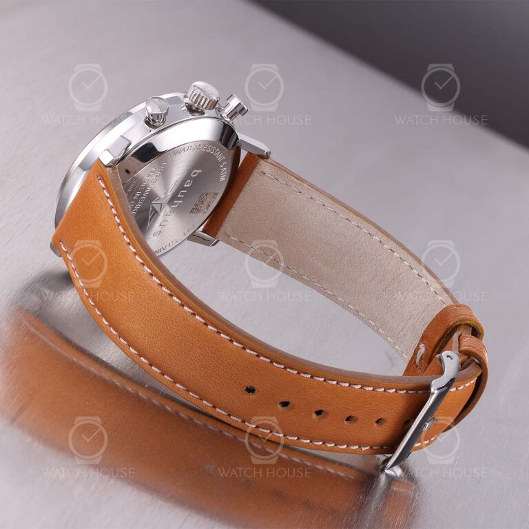 Bauhaus 2096-4 ETA mens chronograph in Green