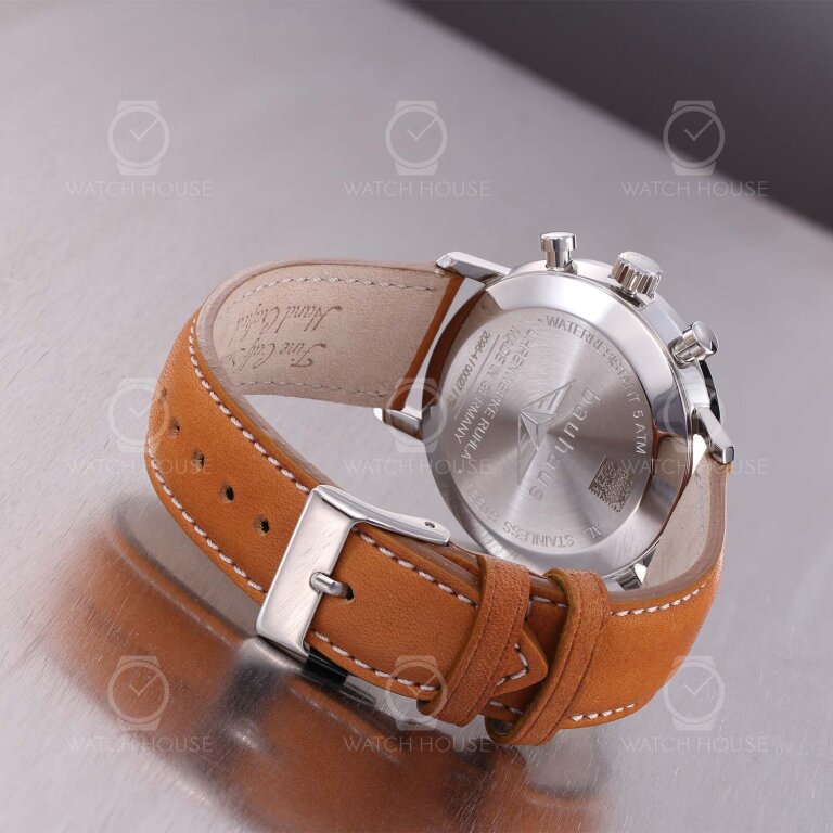 Bauhaus 2096-4 ETA mens chronograph in Green